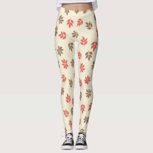 Maple Ash Leaves Leggings (Voorkant)