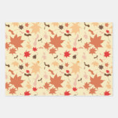 Maple autumn leaves inpakpapier vel (Voorkant 3)