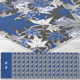 Maple Blauw op een Koolsteenachtergrond Yogamat