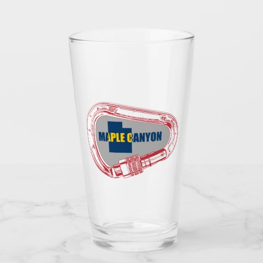 Maple Canyon-klimmer Carabiner Glas (Voorkant)