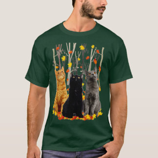 Maple Cat Leaf Herfst T-shirt herfst Season Funny 