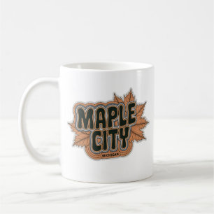 Maple City 70s Retro Michigan  Koffie Mok
