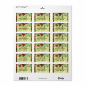 Maple en Magnolia Blossom Etiket (Full Sheet)