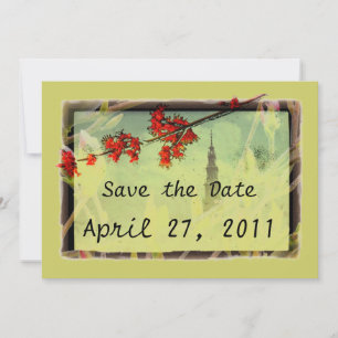 Maple en Magnolia Blossom Save The Date