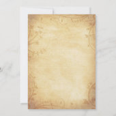 Maple Feuille Faire-part de mariage automne automn (Dos)