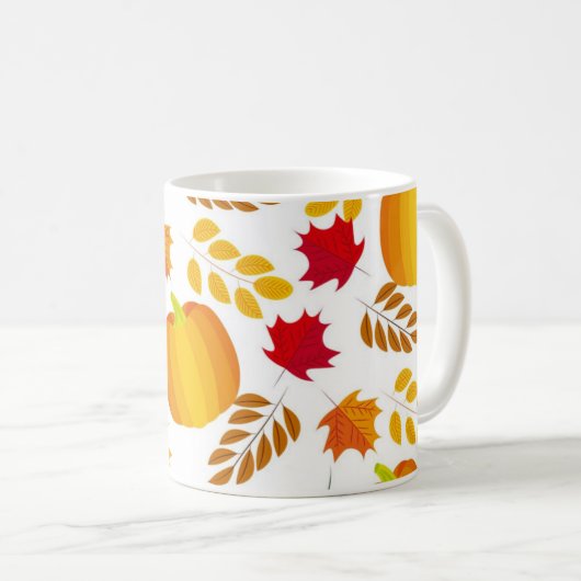 Maple feuille Fall mug (Devant droit)