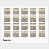 Maple Grove Vierkante Sticker (Vel)