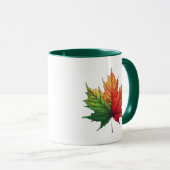 Maple Herfst Leaf Combo Mok (Voorkant rechts)