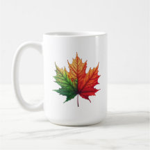 Maple Herfst Leaf Large Classic Ceramic