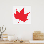Maple herfstblad poster (Keuken)
