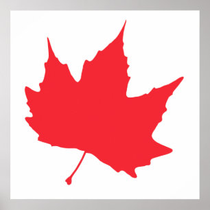 Maple herfstblad poster