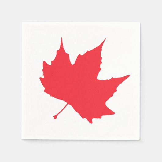 Maple herfstblad servet (Voorkant)