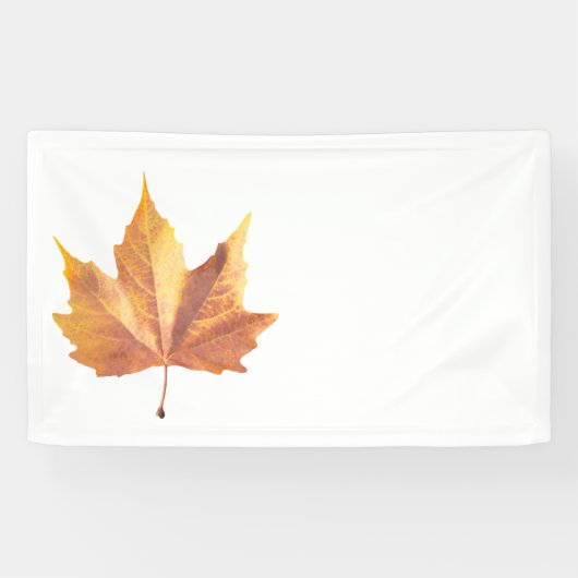 Maple herfstblad spandoek (Horizontaal)