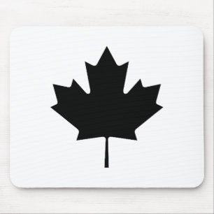 Maple Leaf Black Transp Gibney The MUSEUM Zazz Muismat