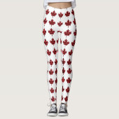 Maple Leaf Buffalo Pset Check Patroon Leggings (Voorkant)