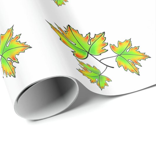 Maple Leaf Cadeaupapier (Rol Hoek)