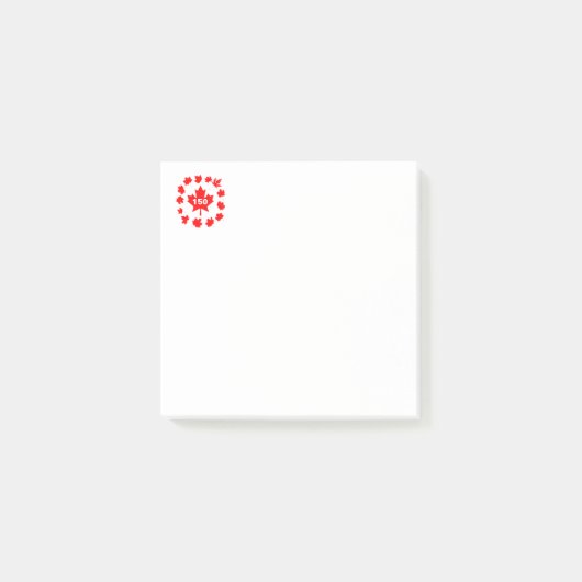 Maple Leaf Canada 150 aanpasbaar Post-it® Notes (Voorkant)