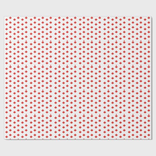 Maple Leaf, Canada Cadeaupapier (Vlak)