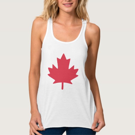 Maple Leaf Canada Dag Tanktop (Voorkant)