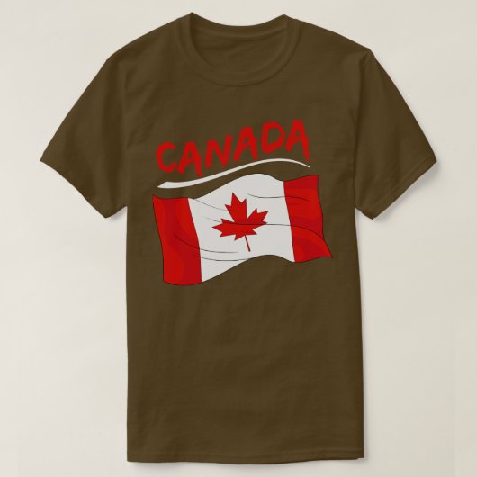Maple Leaf Canada Day Canadese vlag Canada T-shirt (Design voorkant)