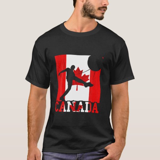 Maple Leaf Canada Soccer Team Canadian Flag Canadi T-shirt (Voorkant)