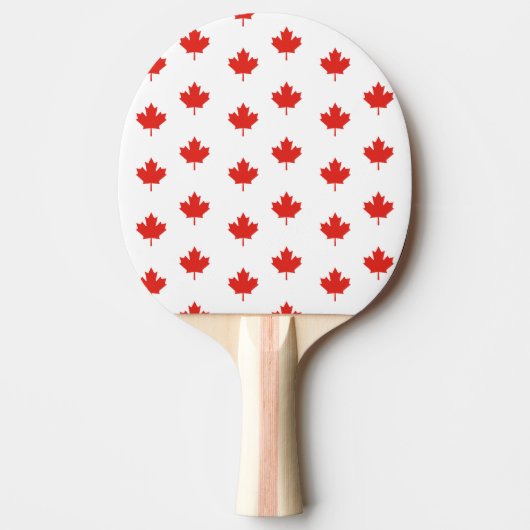 Maple Leaf, Canada Tafeltennisbatje (Voorkant)