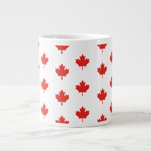 Maple Leaf Canada Vlag Embleem Patroon-24105 Extra Grote Beker