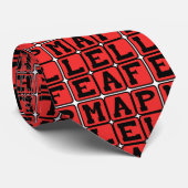 Maple Leaf, Canadese vlag Stropdas (Opgerold)