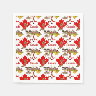 Maple Leaf Canadian Servetten