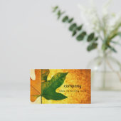 Maple Leaf Creatieve Eye-Catching Visitekaartje (Staand voorkant)