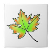 Maple Leaf, fall leaves, Autumn kleuren Tegeltje (Voorkant)