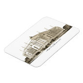 Maple Leaf Gardens 1931 Magneet (Linkerzijde)