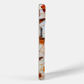 Maple Leaf Glas in lood iPhone Case (Achterkant / Rechts)