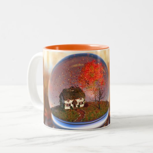 Maple Leaf Globe Mug (Devant gauche)