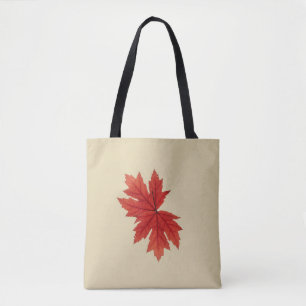 Maple Leaf Herfst Herfst Kleur Draagtas