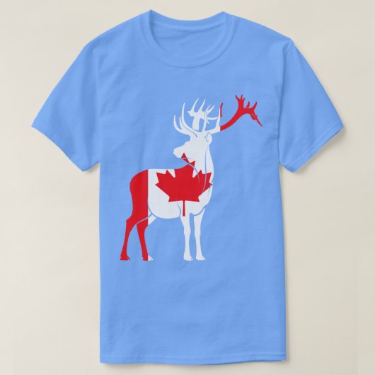 Maple Leaf Herten Canada T-shirt (Design voorkant)