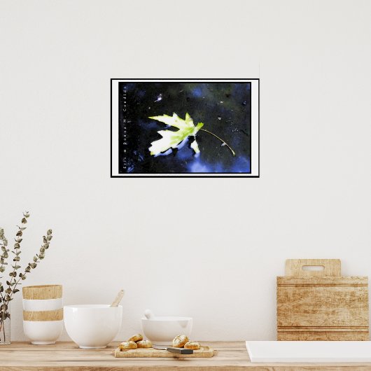 Maple Leaf I Poster (Keuken)