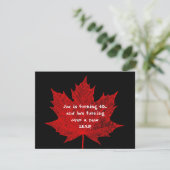 Maple Leaf Kaart (Staand voorkant)