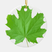 Maple Leaf Keramisch Ornament (Voorkant)