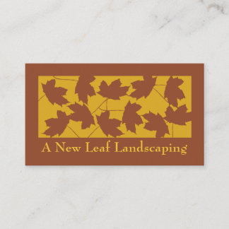 Maple Leaf Landscaping Visitekaartje