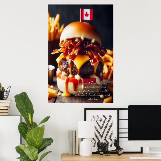 Maple Leaf Munchies: Canadese klassieker 24x36 Poster (Thuiskantoor)