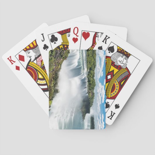 Maple Leaf Niagara Herfsten Pokerkaarten (Achterkant)