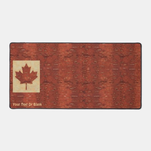 Maple Leaf on Inner Birch Bark Bureaumat (Voorkant)