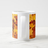 Maple Leaf Pattern-25877 Extra Grote Beker (Achterkant)