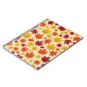 Maple Leaf Pattern Design notitieboek (Linkerzijde)