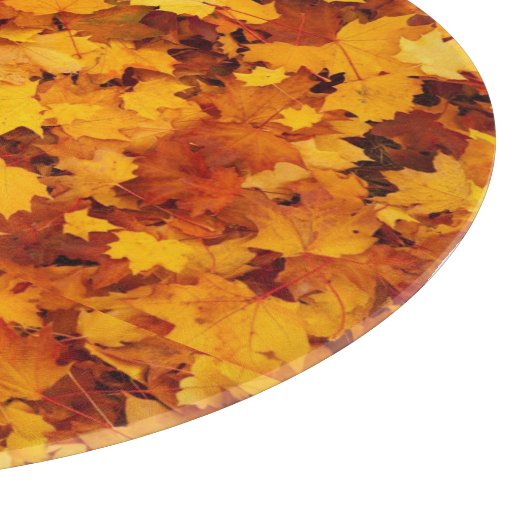 Maple Leaf Pattern Design Snijplank (Hoek)