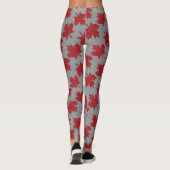 Maple Leaf Pattern Leggings (Achterkant)