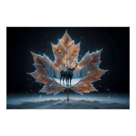 Maple Leaf Portal Perfect Poster