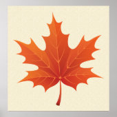 Maple Leaf Poster (Voorkant)