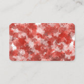 Maple Leaf Rode Canada Visitekaartje (Achterkant)
